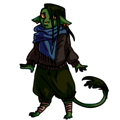 bisexualmollymauk: smokeykinz: what if nott was CONFY [id: fanart of nott from critical role. she is