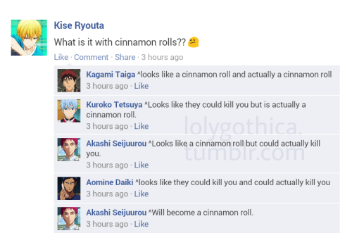 lolygothica:I found this cinnamon roll thing in my dash.