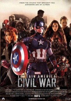 superherofeed:  Amazing Civil War Poster!