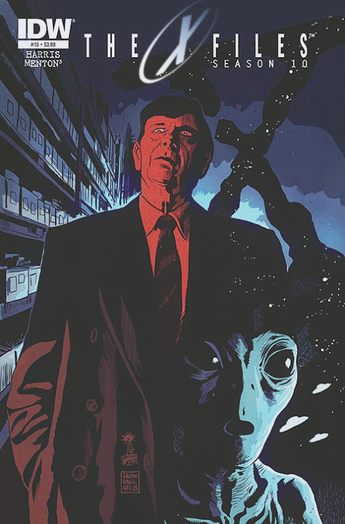 The X-Files Comic &ldquo;Season 10&rdquo; Issue #10 Cover by Francesco Francavilla