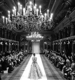 Runwayandbeauty:  Atmosphere At Yanina Couture Spring 2016. 