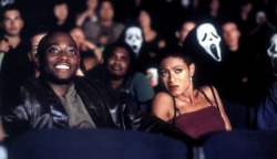 vintagewoc:  Jada Pinkett Smith with Omar Epps in Scream 2 (1997)