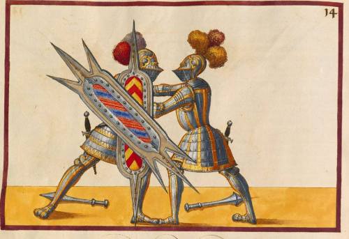 iamafencer:Judicial duelling scenes from Paulus Hector Mairs 16th century manuscripts on Germanic Ma