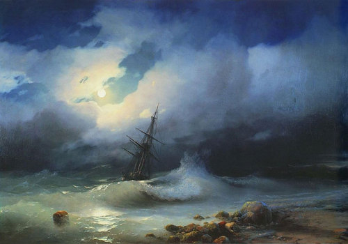 littlelimpstiff14u2:Hypnotizing Translucent Waves In 19th Century Russian Paintings Capture The Raw 