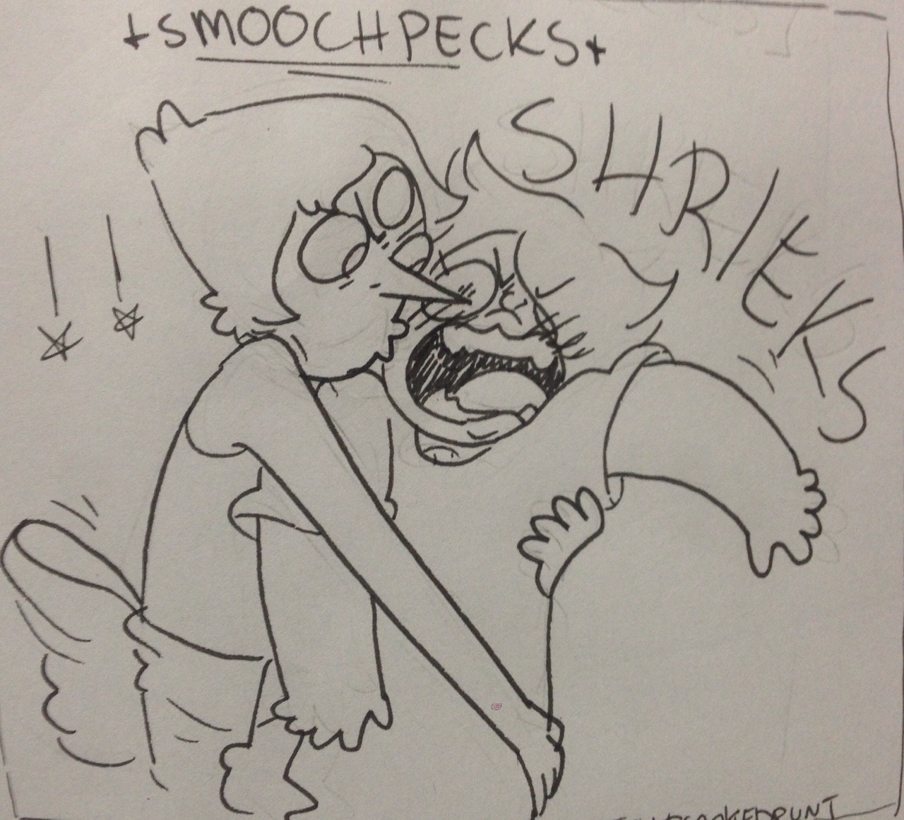 theovercookedrunt:  swordnerd attacked me in the skype chat earlier today