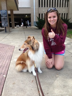 lifelong-resolutions:  Oh hey, just chilling with Reveille.