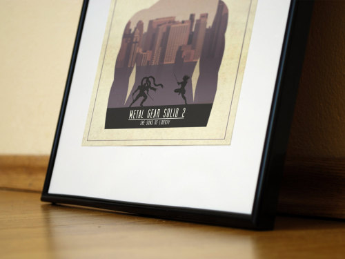 pixalry:  Metal Gear Solid Posters - Created by Chris Minney Available for sale at his Etsy Shop.