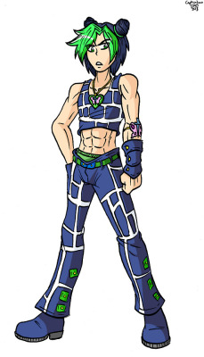 Jolyne Kujo genderswap! I think this is the