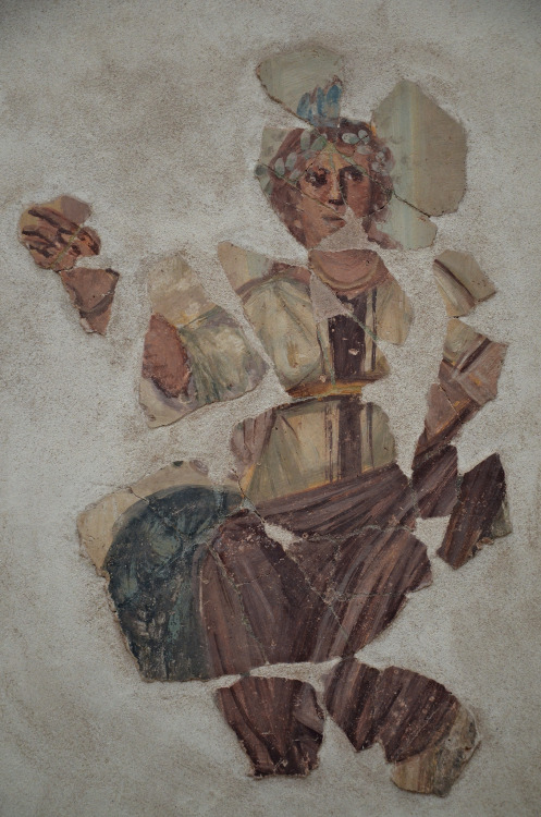 fuckyeahwallpaintings: Wall paintings from the House of Aion at Nea Paphos ,4th Century, today at Pa