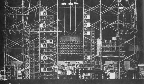 Wall of Sound -  The Grateful Dead | Via Weighed over 70 tons, comprise dozens and then hundred