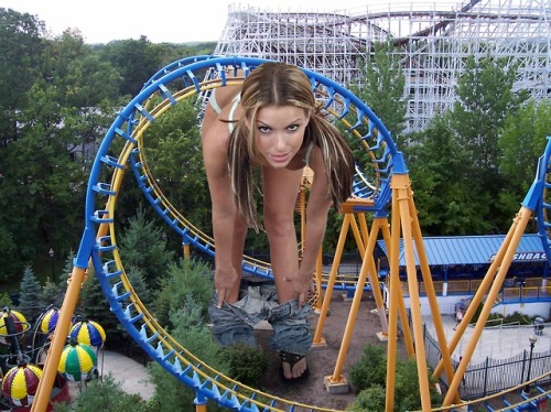 When Tiffany went to Coasterville, she was too short to ride The Minderaser. She wished she was tall