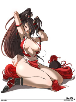 liquidxlead:  kwisdom82:Mai Shiranui - art by Falcoon  The man who changed the way I draw forever. Much love Falcoon♥