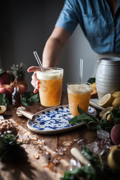 a-delightful-moment: Whole Fruit Pineapple Peach Lemonade | The Kitchen McCabe