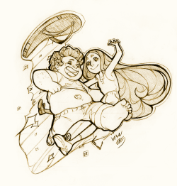 Kitkaloid:  Steven And Connie Doodle That I Just Got Around To Scanning :Oo 