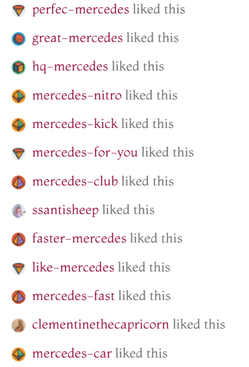 Considering that about half of the likes/reblogs on this post came from Mercedes-Benz blogs, I felt 