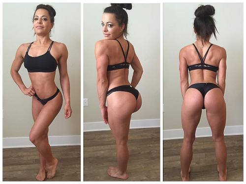 Current Progress; Pre-Fasted Cardio today 128lbs  5'2 ½  Almost 3 weeks out.  Time to cut 🔪🔪 I look really short in these photos ☠  #TinyButMighty  #LittleBossBabe 🎀🎀🎀 #fit #girlsthatlift #fitchicks #fitness #healthy  #shredded