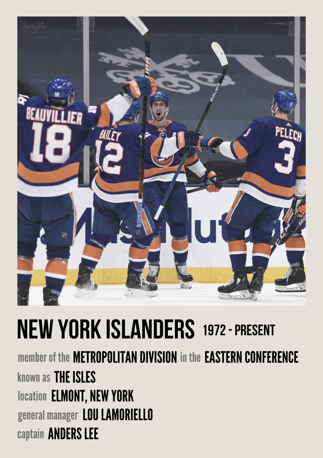 NHL Teams 'Transit' Poster
