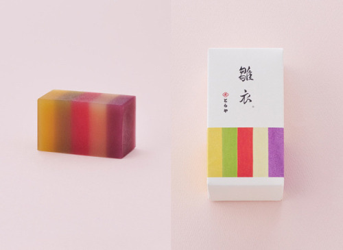 nae-design:Toraya youkan jelly with matching package is art.