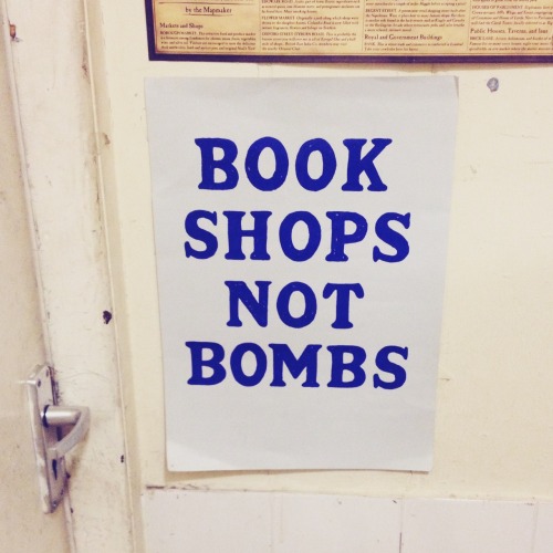 dukeofbookingham:Bookshop sign on Charing Cross Road.