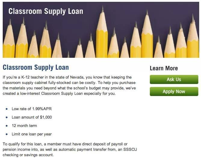 socimages:  Teachers offered personal loans to buy school supplies. If you’re looking