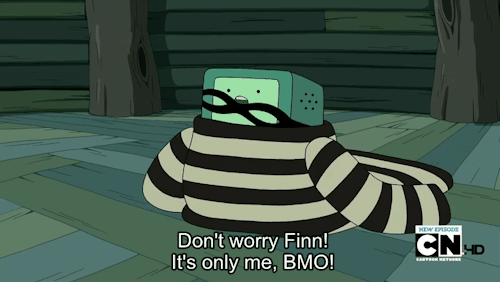 princessbubbletom:I love it when Finn gets really down and blue about something and BMO cheers him u