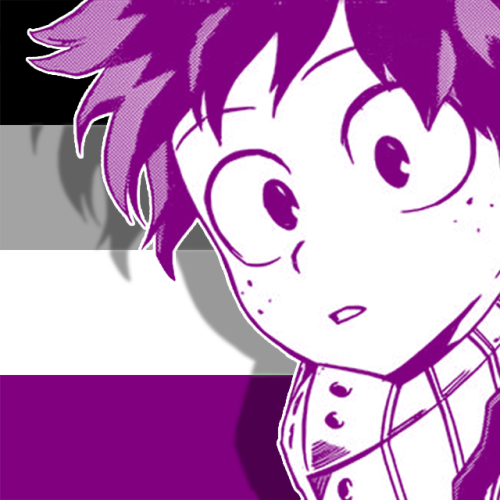 screaming-nope: Aro ace lesbian Deku icons requested by Anon! Free to use, just reblog! Requests are