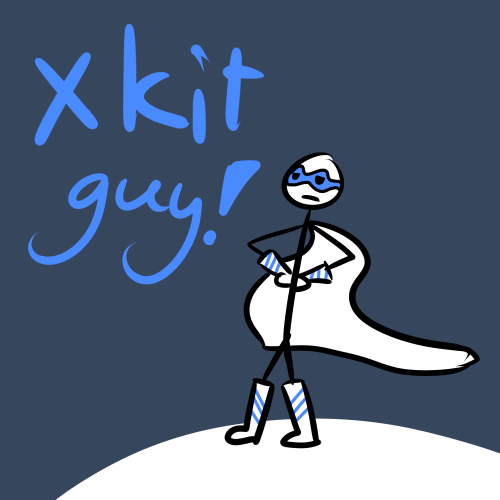 gammija:  based on that popular post that compared xkit guy to a superhero which i will link when i find it 