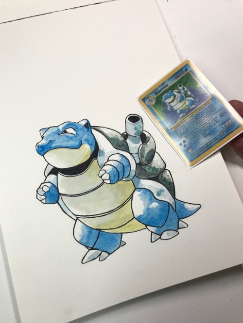 henrybakerartwork: Blastoise