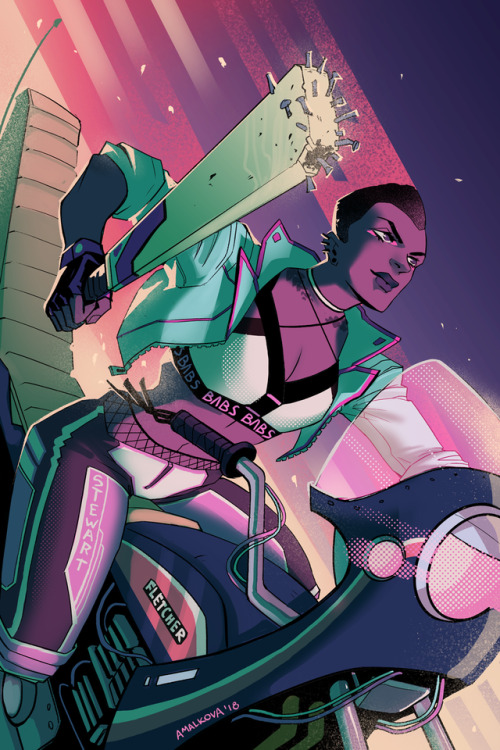 larrydraws:Finally read MOTOR CRUSH yesterday and yooo, it’s super good, i highly recommend! H