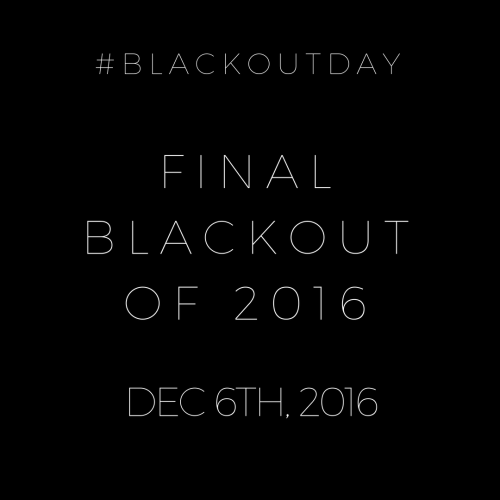 theblackoutofficial: It’s time to end the year on a high note. We have one week to be ready.&n