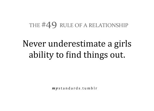 mystandards:  You better not! :)