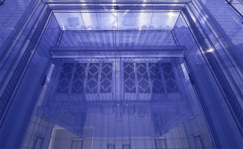 exhibition-ism:Do Ho Suh’s massive silk installation entitled ‘Home Within Home Within H