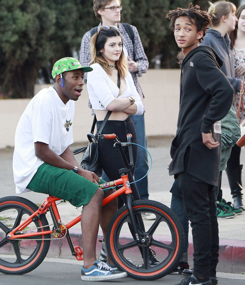 matthewtheunicorn:  yeahfaggot:  Tyler the creator, Kylie Jenner and Jaden Smith