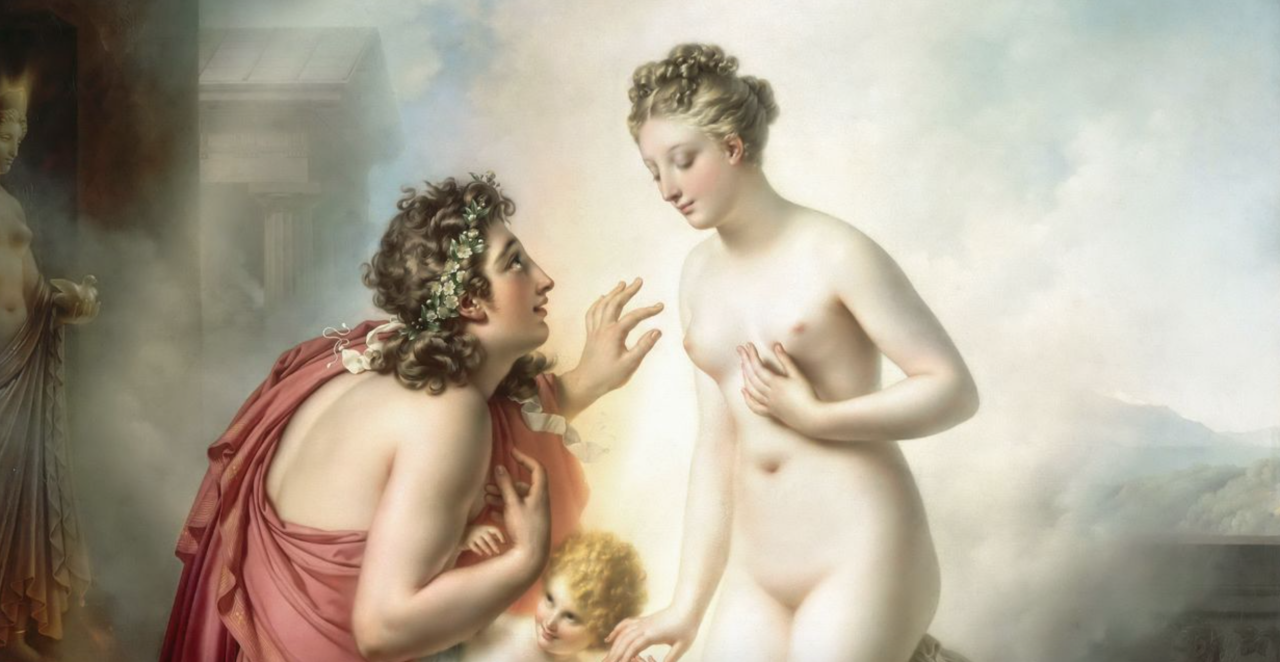 rubenista:  Detail of Pygmalion et Galatée by Anne-Louis Girodet de Roussy-Trioson