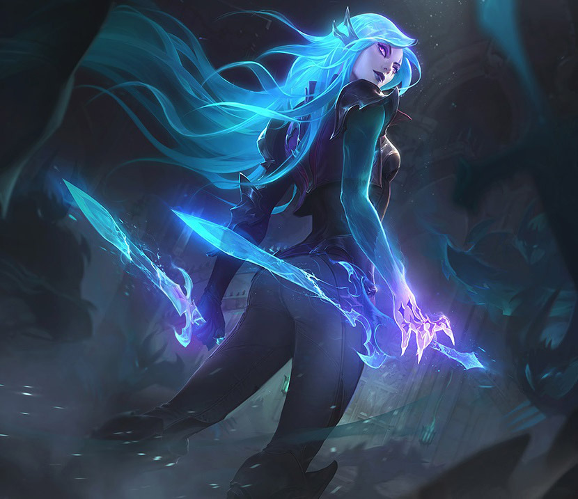 rarts:  Death Sworn Katarina (skin): League of Legends  official splash art   