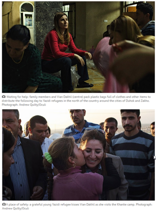 TW for violence against women, sexual assaultVian Dakhil: Iraq&rsquo;s only female Yazidi MP on the 