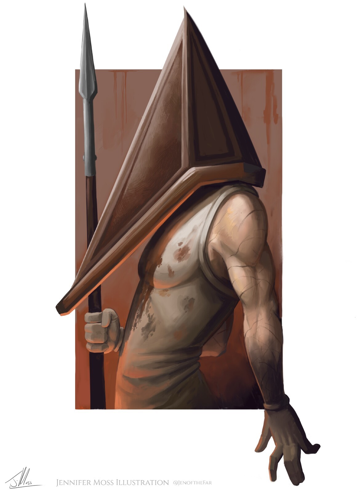 Fan-Art] [OC] I made a Pyramid Head : r/silenthill