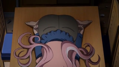 Yuno Gasai barefoot from Future Diary episodes 6 & 7