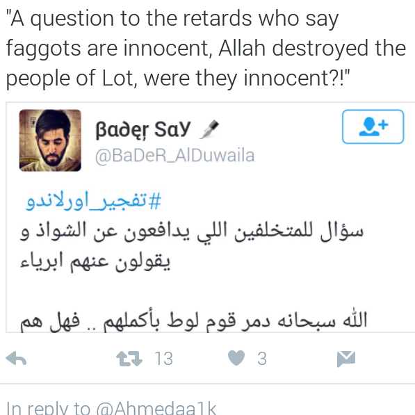 But it’s a religion of peace!