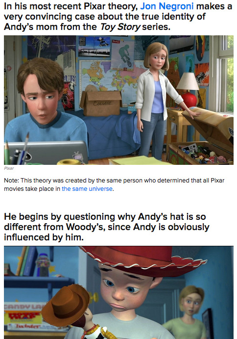 spenceralthouse:   New Pixar theory that claims the girl who gives up Jesse actually grows up to be Andy’s mom. 