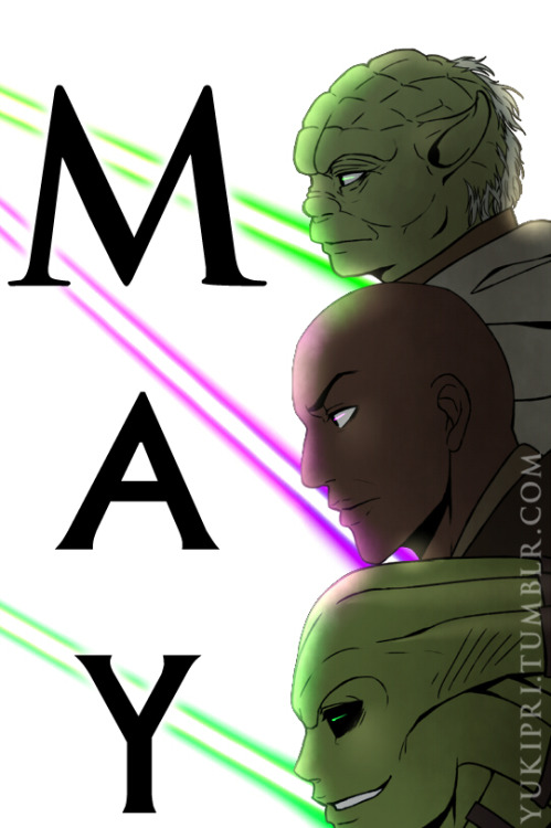 yukipri:yukipri:May the 4th be with you! Or in other words, HAPPY STAR WARS DAY!!!Tried to get in as