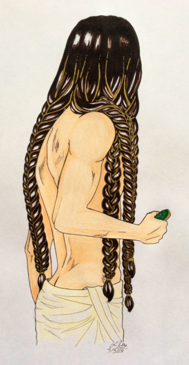 elddraws: To match Maedhros, here’s Fingon with the Elessar.