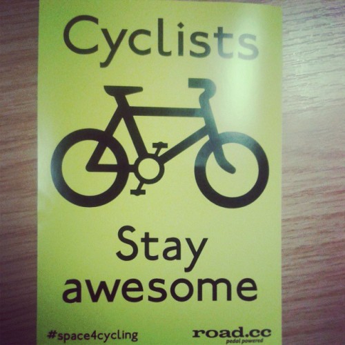 Mate at work got be some stickers :-) I&rsquo;m so totally awesome! #bikecrazy #bikeobsessed #st