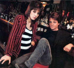 bibberly:  Another pic of Joan Jett and Michael