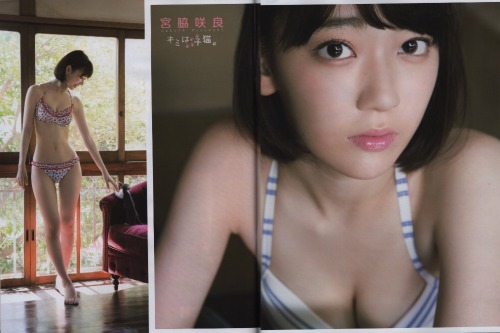 Porn photo redgear25:  EX大衆 2016年10月号　宮脇咲良(HKT48/AKB48)