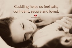 ilovemylsi:  Cuddling helps us feel safe