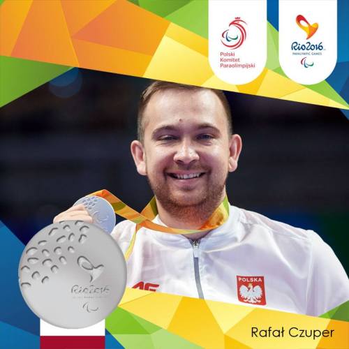 Rafał Czuper - silver medal for Poland at the Paralympic Games in Rio 201617th medal won for Poland 