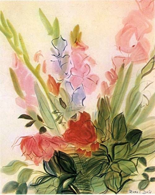 raoul-dufy: Gladioli, 1942, Raoul Dufy