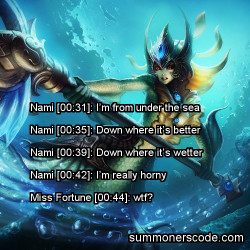 summonerscode:  Exhibit 215 Nami [00:31]: