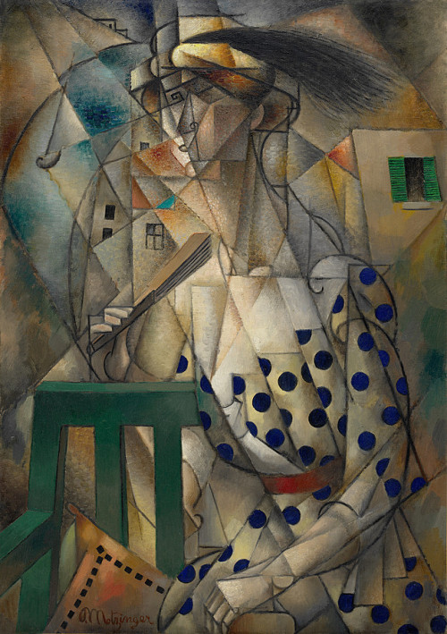 thusreluctant: Woman with a Fan by Jean Metzinger